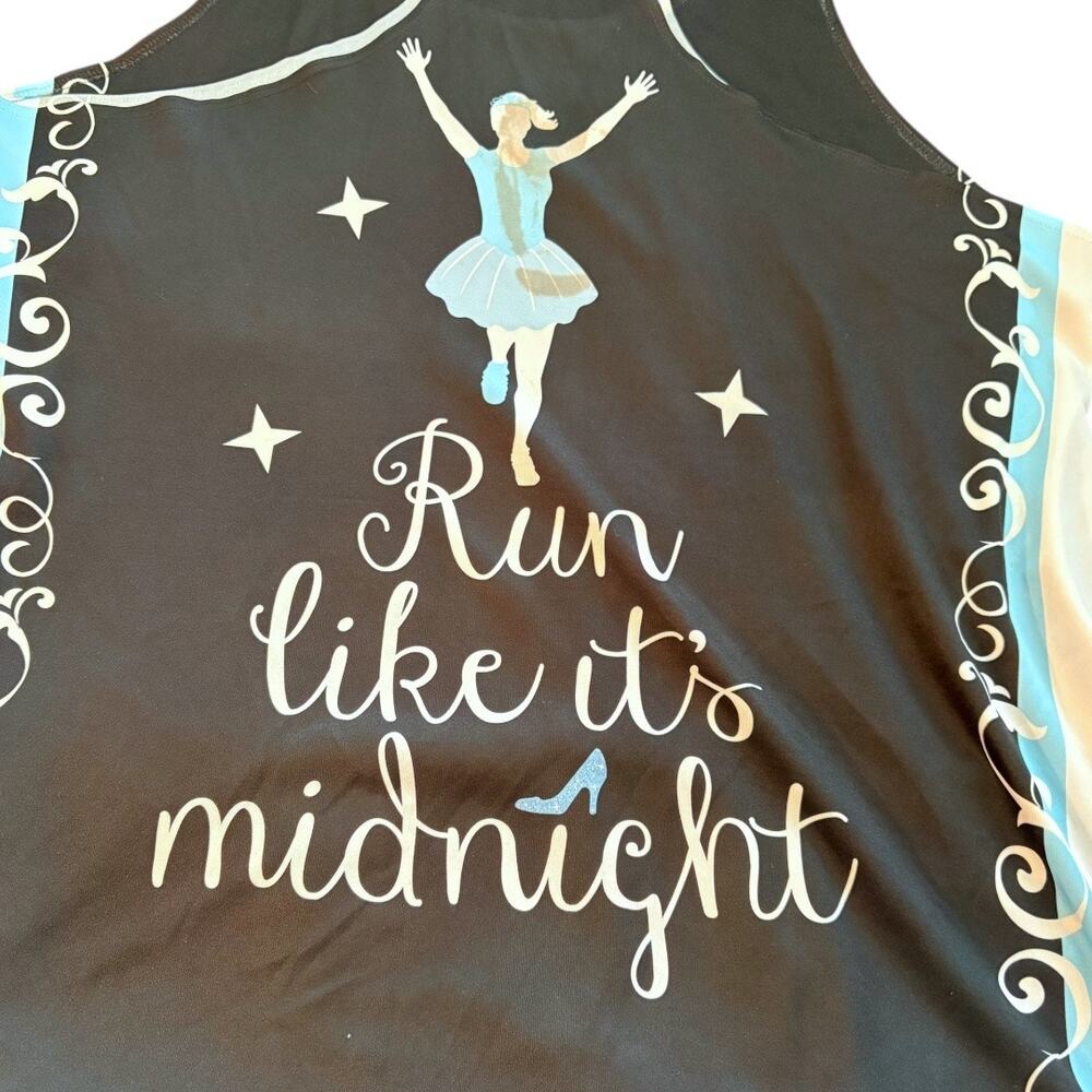 Athletic Tank - Cinderella Run Like It’s Midnight  - XL - Like New - Picture 3 of 8